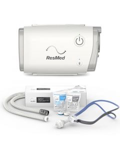 Kit CPAP Portátil Automático AirMini com Máscara Nasal P10 - Resmed