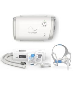 Kit CPAP Portátil Automático AirMini com Máscara Nasal N20 - Resmed-MEDIA